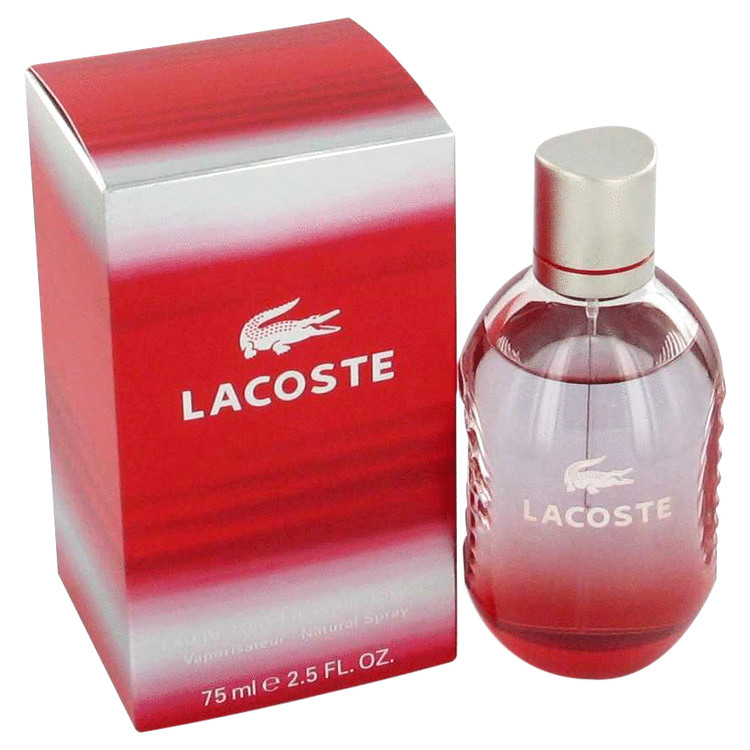 lacoste perfume red bottle